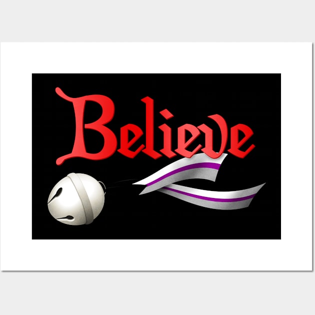 Believe Demisexual Pride Jingle Bell Wall Art by wheedesign